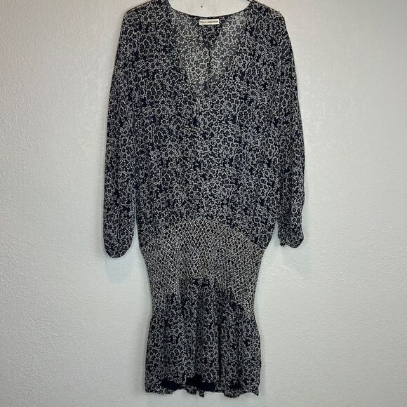 New Ulla Johnson Samir’s Blue Silk Mini Dress Size 8 - Picture 2 of 16